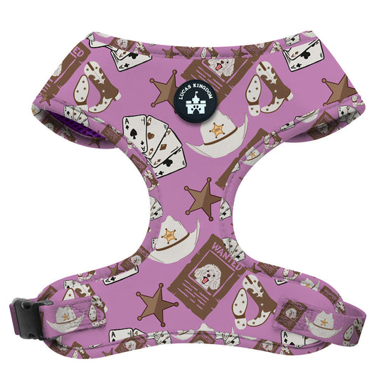 Dog adjustable Harness - Cowgirl