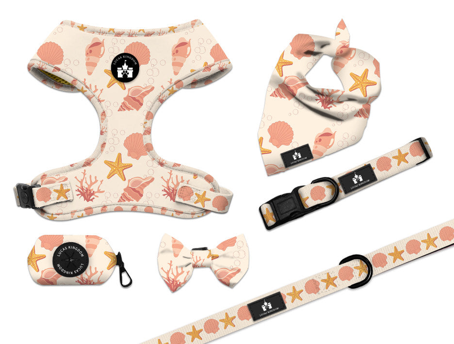 "Shells" Dog  Accessories Complete Set